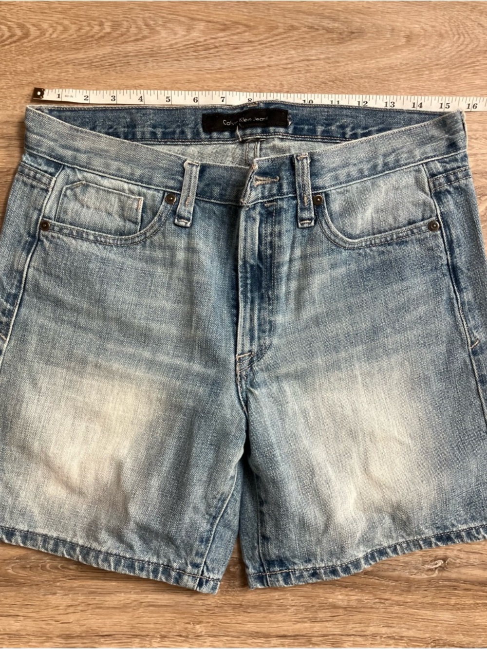 Calvin Klein Jeans Light Wash Denim Shorts
